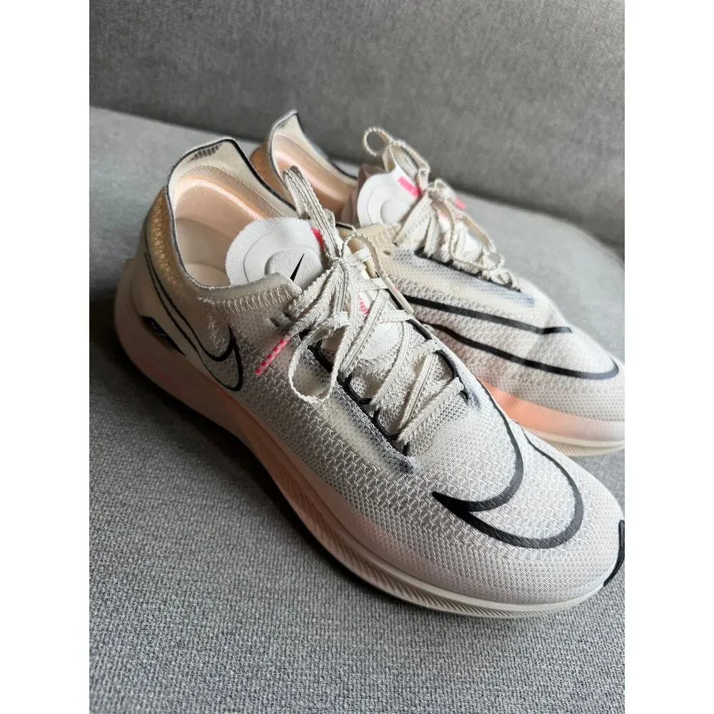 Nike ZoomX Streakfly Pale Ivory Guava Ice Sneaker Mens 8.5 Lightweight